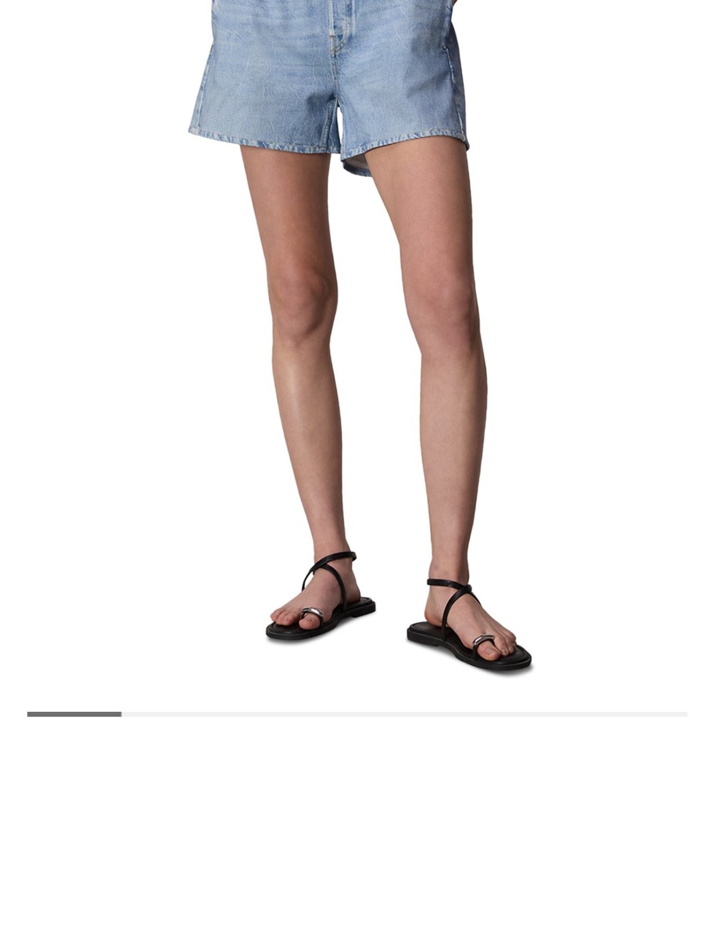 Rag & Bone Miramar cotton terry denim short
